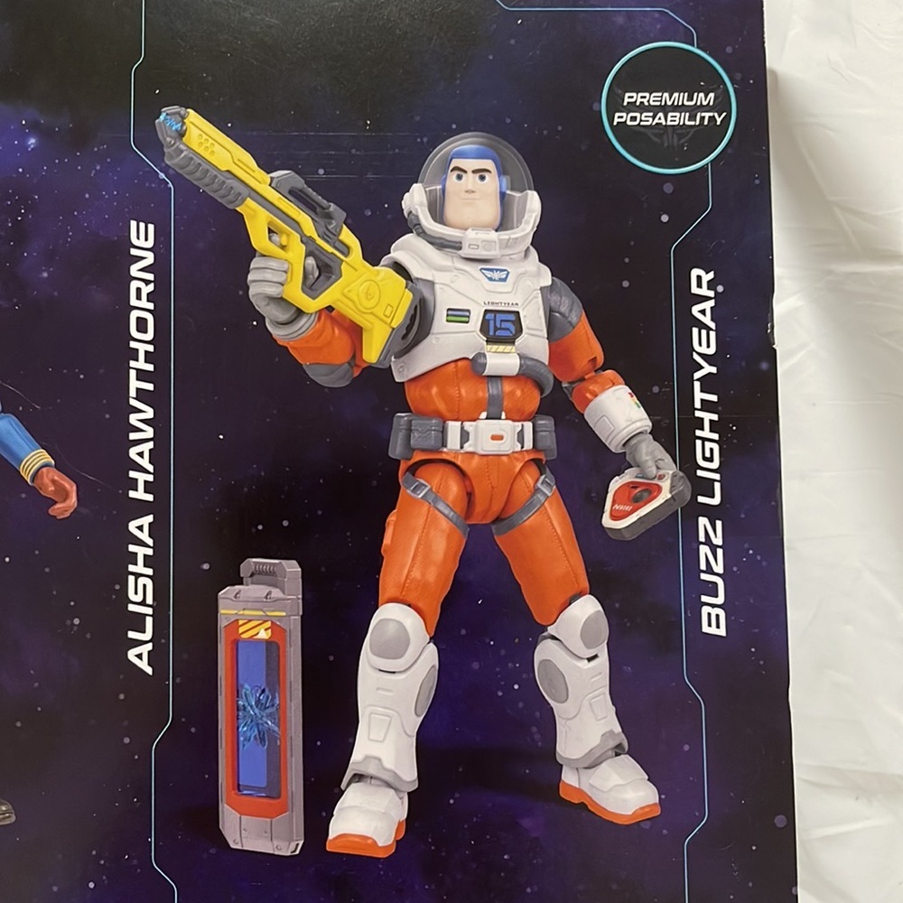 Disney Pixar Lightyear 2021 Alpha Class Buzz & Alisha Hawthorne Marvel Star Wars - Picture 5 of 6
